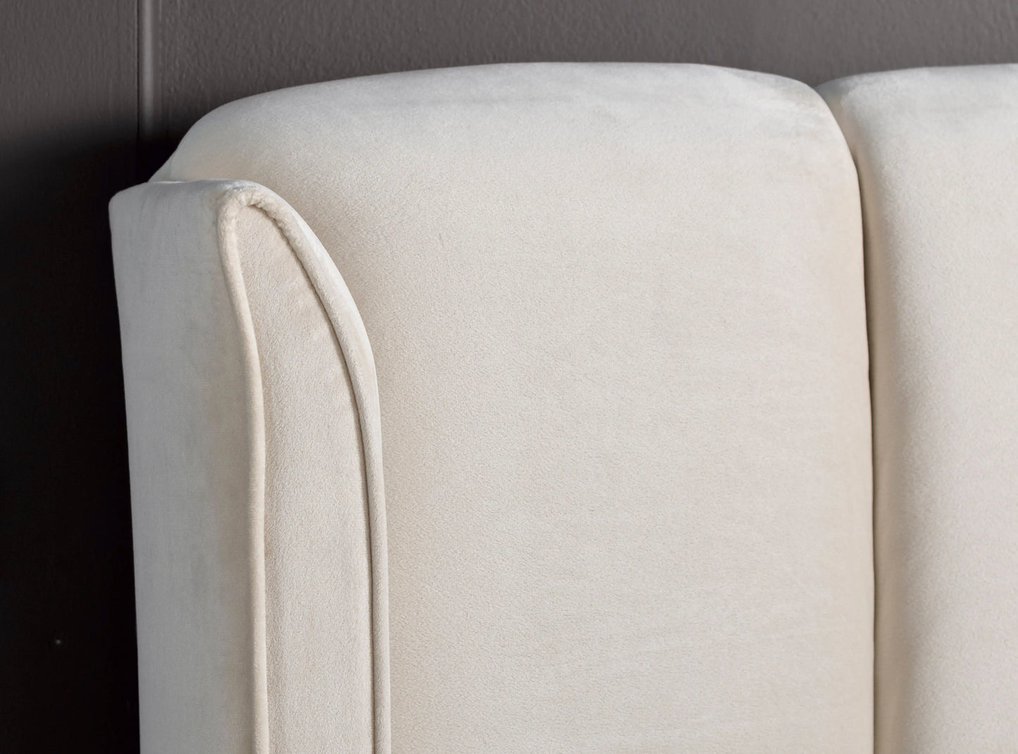 Aurora Warmstone Velvet Ottoman Bed Double (4ft6)-JE Retailonline