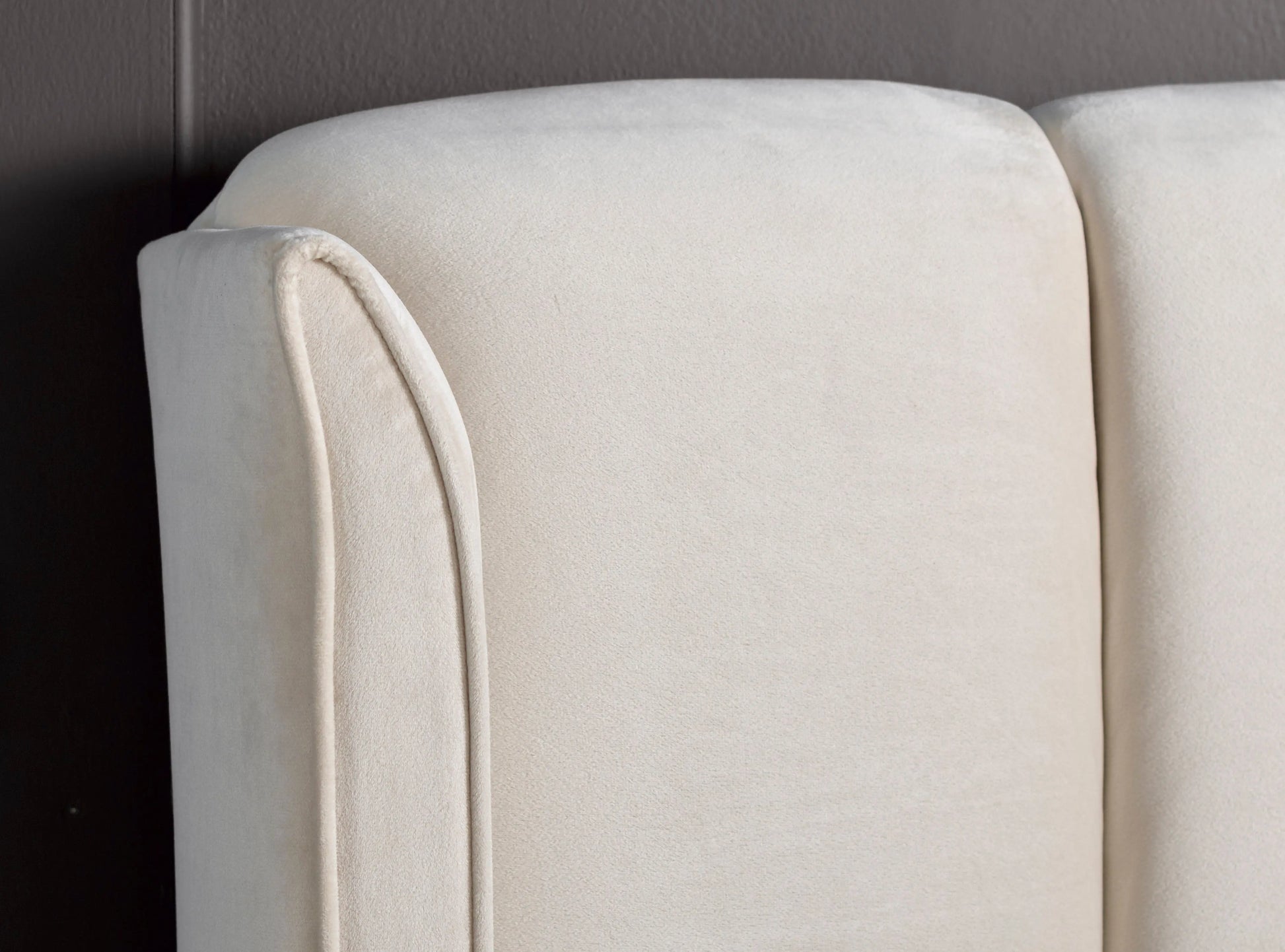 Aurora Warmstone Velvet Ottoman Bed Double (4ft6)-JE Retailonline