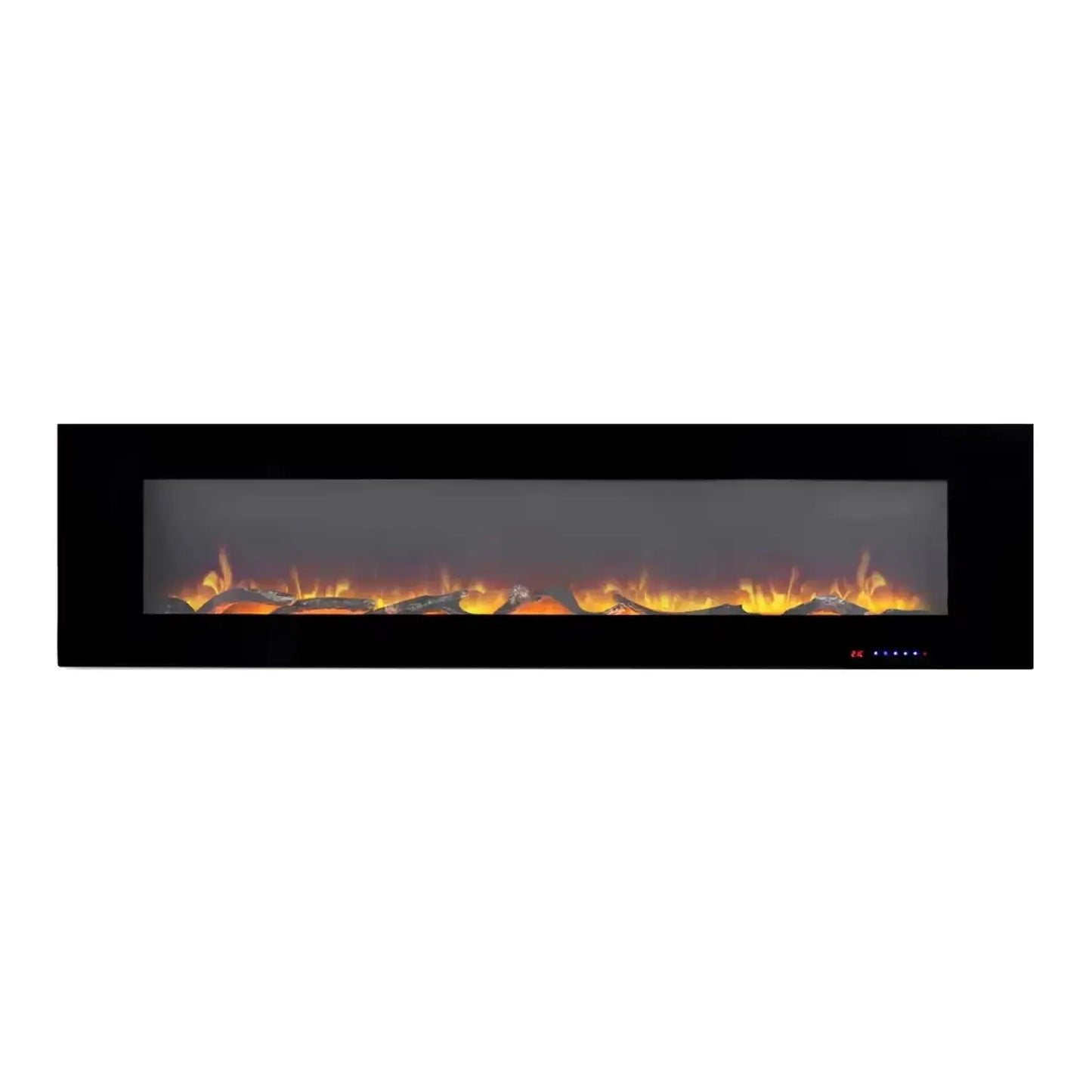 Azurite 213 cm - Wall-mounted Electric Fireplace
