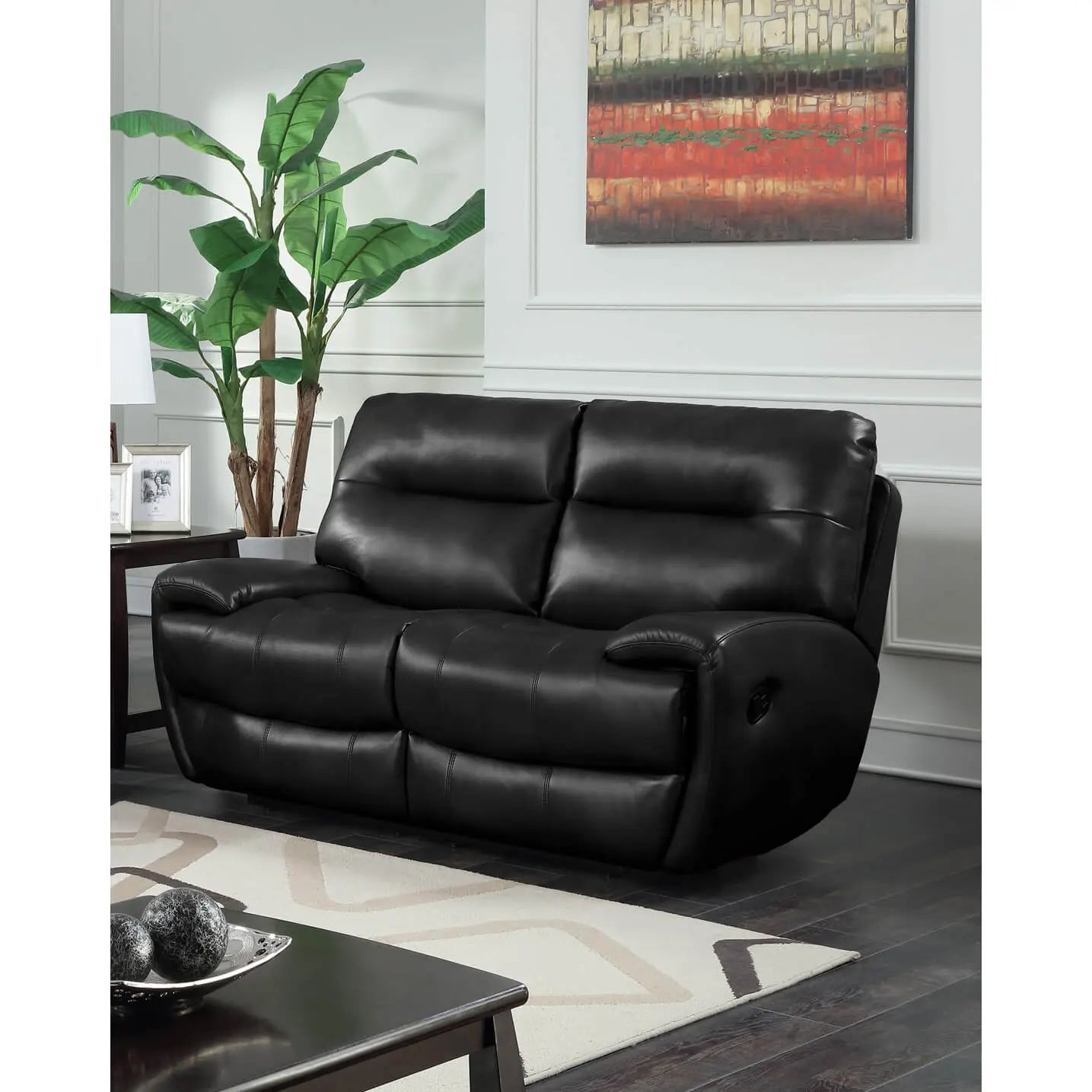 Bailey Recliner LeatherGel & PU 2 Seater | JE Retailonline