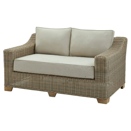 Rosy Brown Capri Collection Outdoor Two Seater Sofa