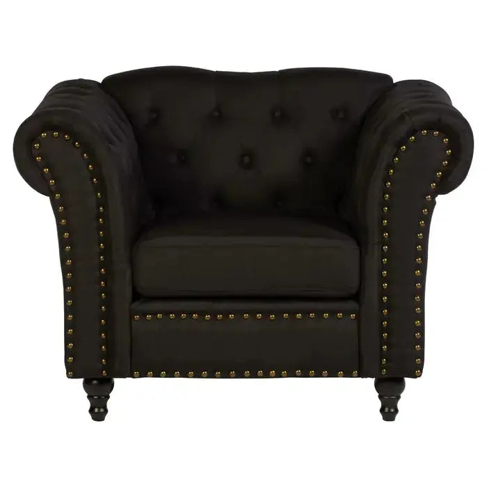 Chesterfield Chair Fable Black Chair-JE Retailonline