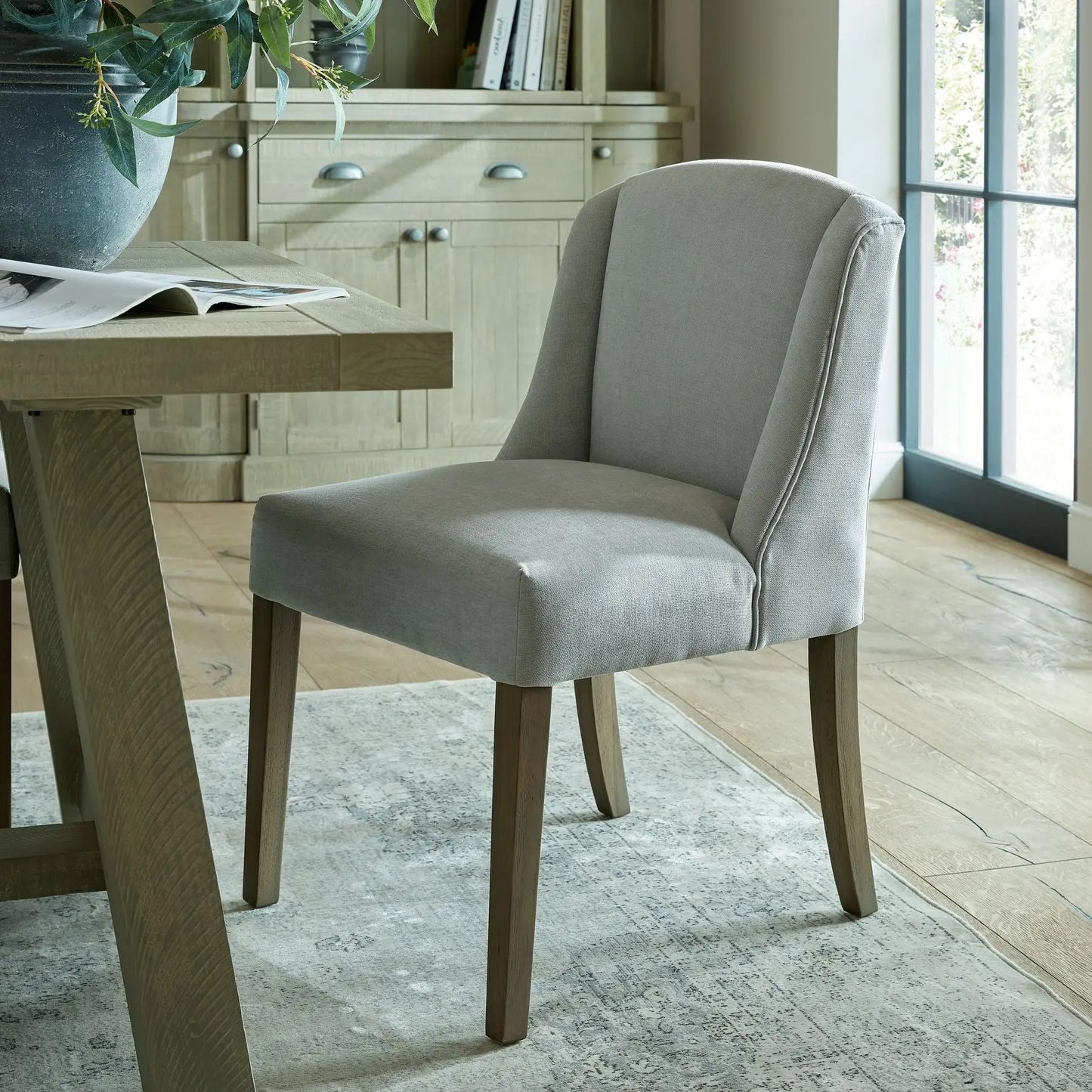 Dark Gray Compton Grey Dining Chair