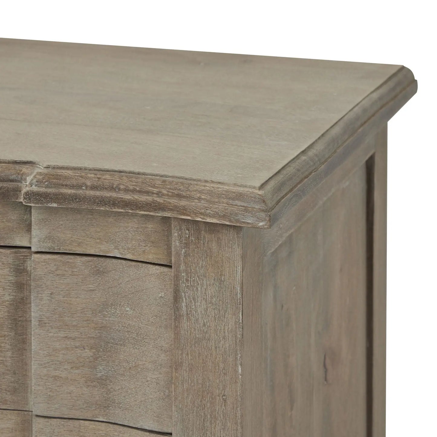 Slate Gray Copgrove Collection 3 Drawer Bedside Table