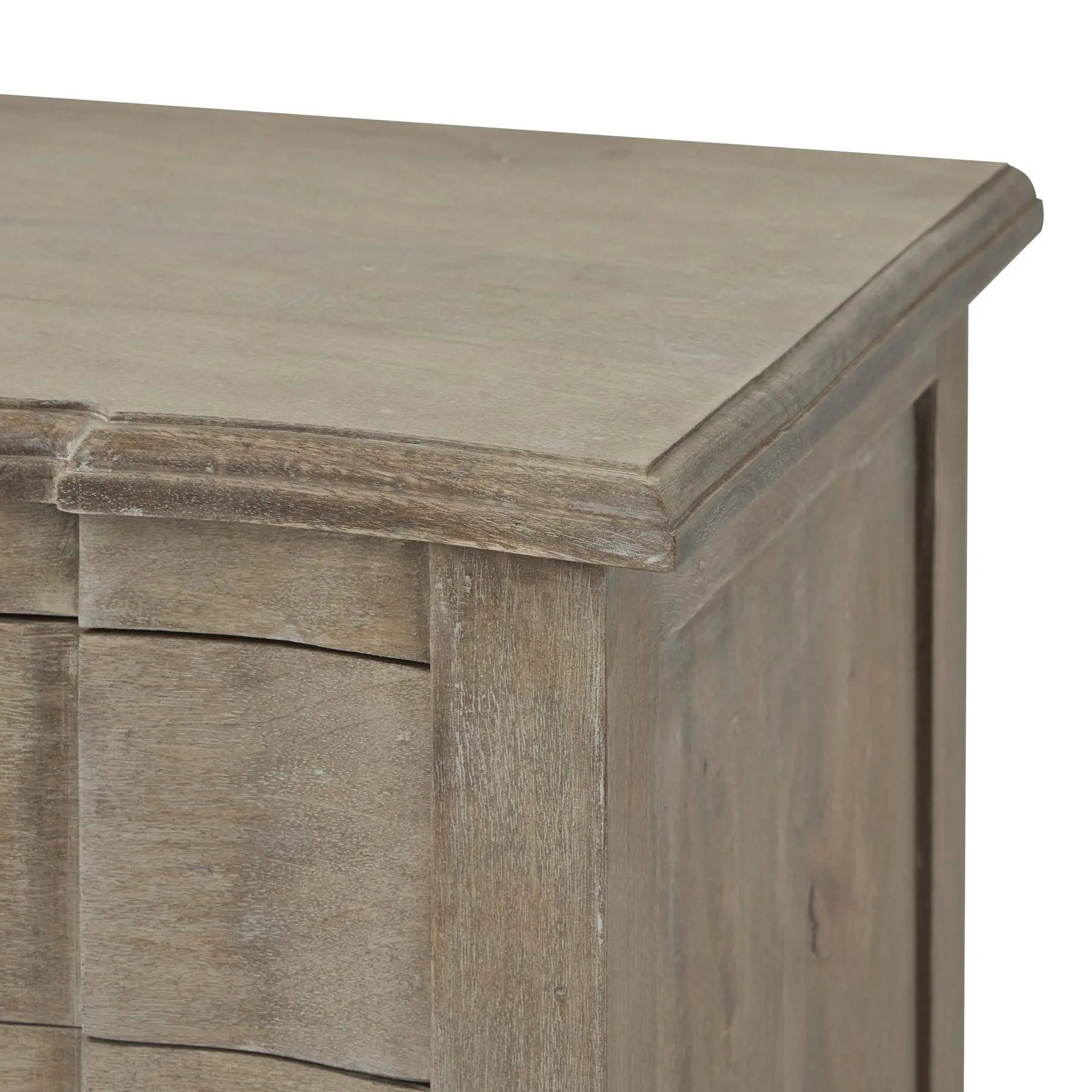 Slate Gray Copgrove Collection 3 Drawer Bedside Table