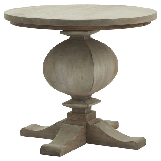 Dim Gray Copgrove Collection Pedestal Side Table