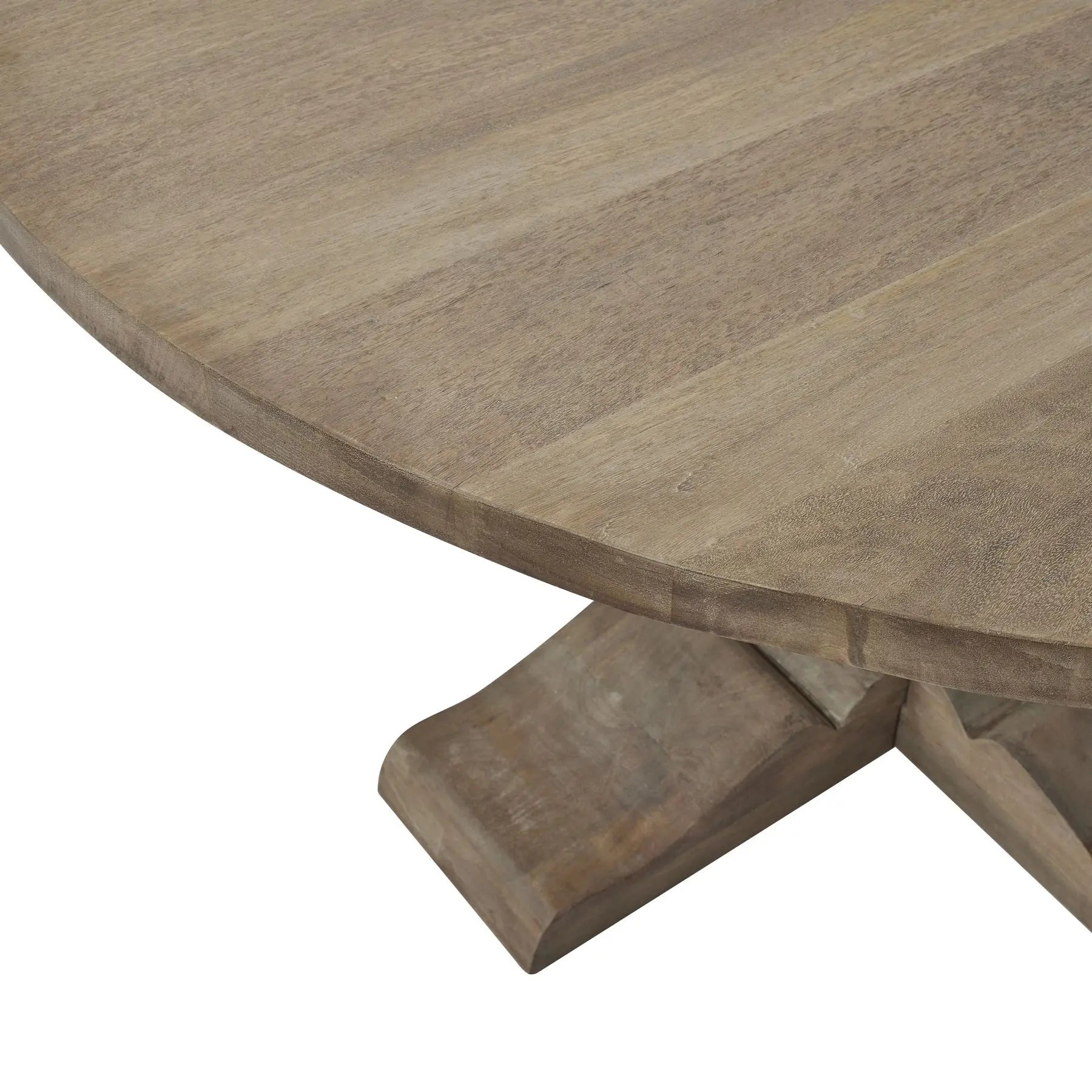 Dim Gray Copgrove Collection Round Pedestal Dining Table
