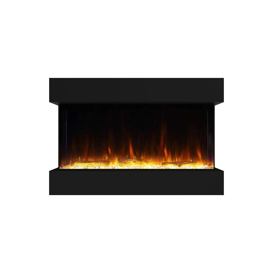 ScandiFlames Electric Feroza 101 cm Wall-Mounted Electric Fireplace