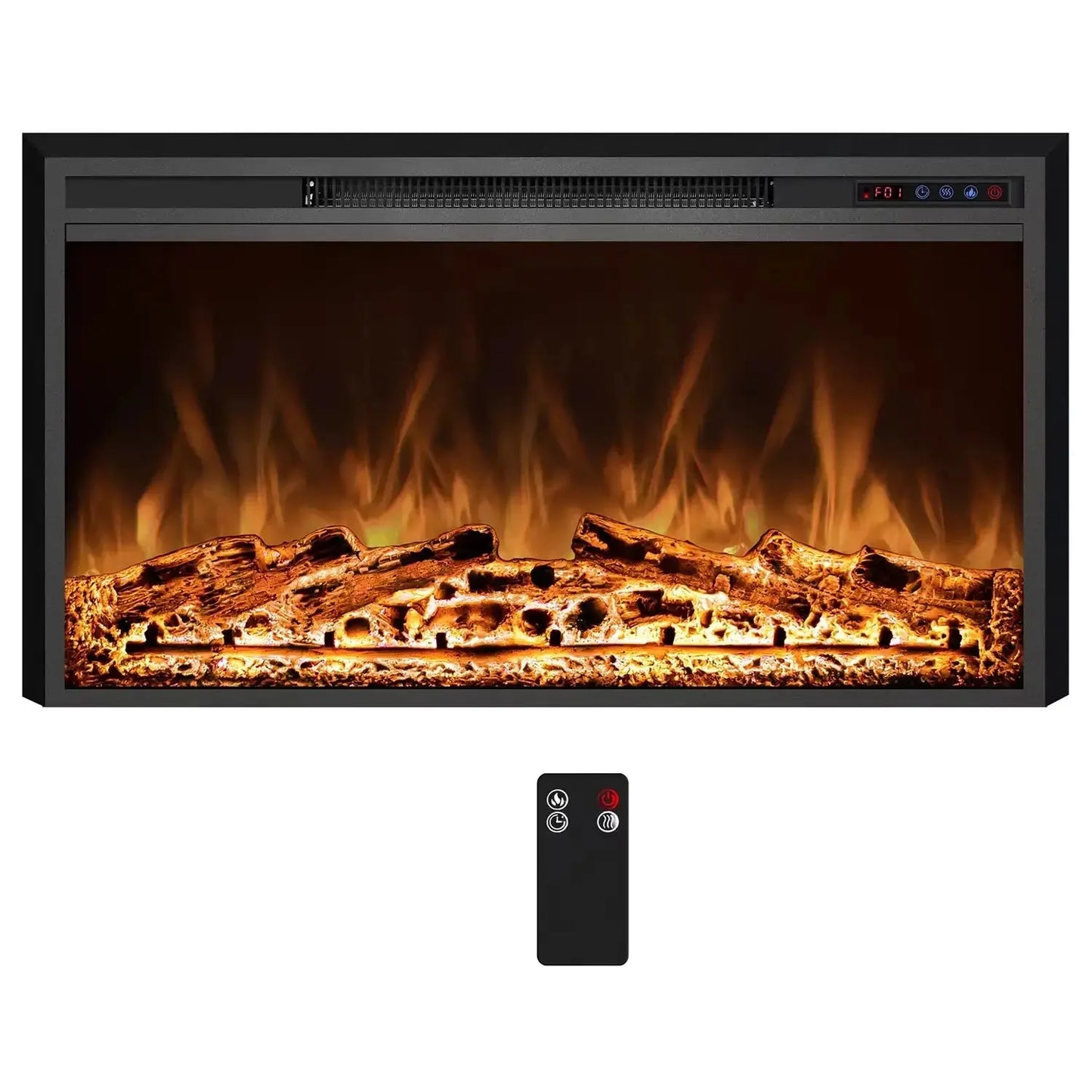 ScandiFlames Electric Pyrope 90 cm Electric Fireplace Insert