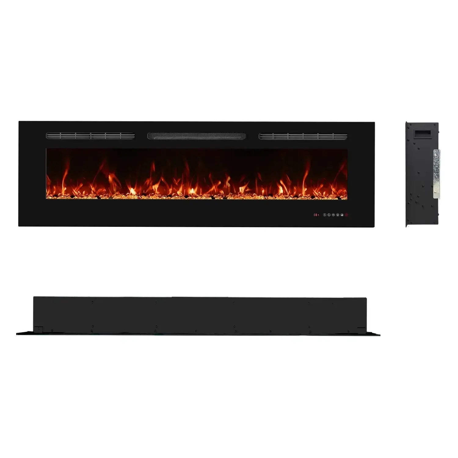 ScandiFlames Electric Titanite 152 cm  Built-in Fireplace Insert