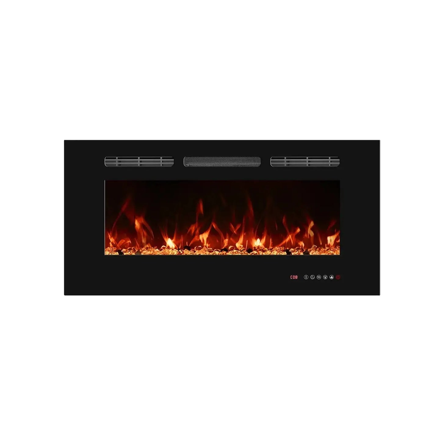 ScandiFlames Electric Titanite 91 cm - Built-in electric fireplace