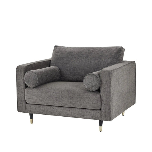 Dim Gray Hampton Grey Large Arm Chair
