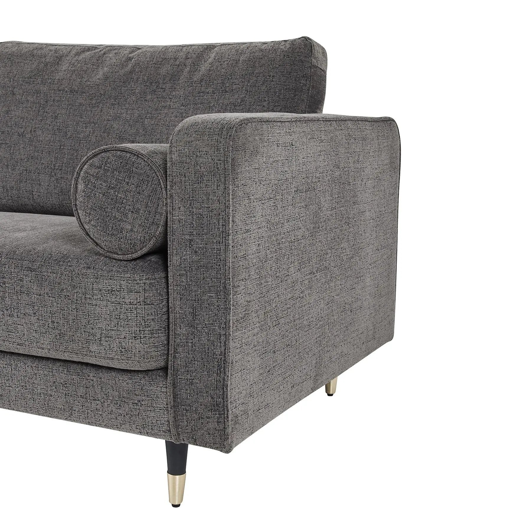 Dim Gray Hampton Grey Large Sofa