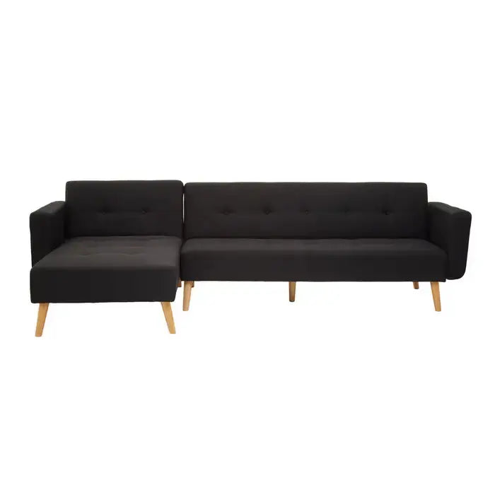 Black Corner Sofa Bed | Large Corner Sofa Bed | J&E Retailonline
