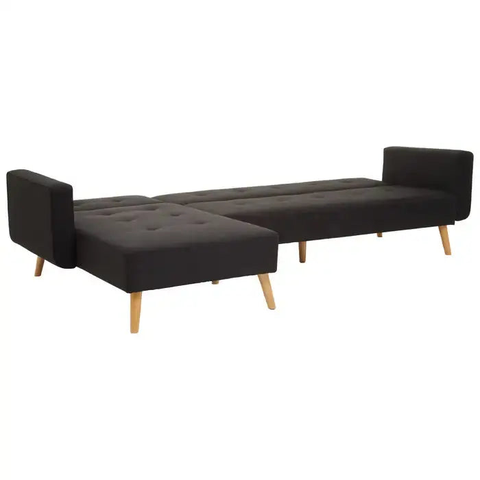 Black Corner Sofa Bed | Large Corner Sofa Bed | J&E Retailonline