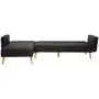 Black Corner Sofa Bed | Large Corner Sofa Bed | J&E Retailonline