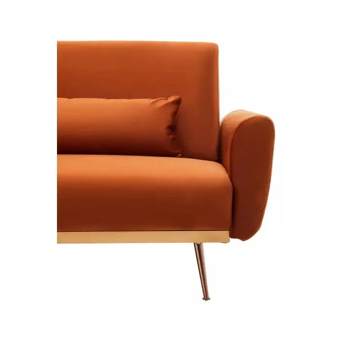 Burnt Orange Sofa Bed | Orange Sofa Bed | J&E Retailonline