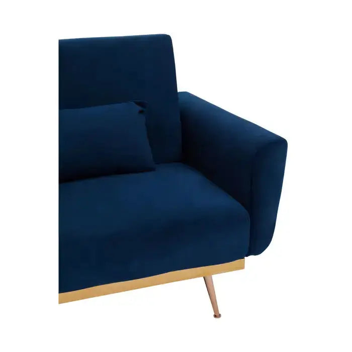 Dark Blue Sofa Bed | Velvet Sofa Bed | J&E Retailonline