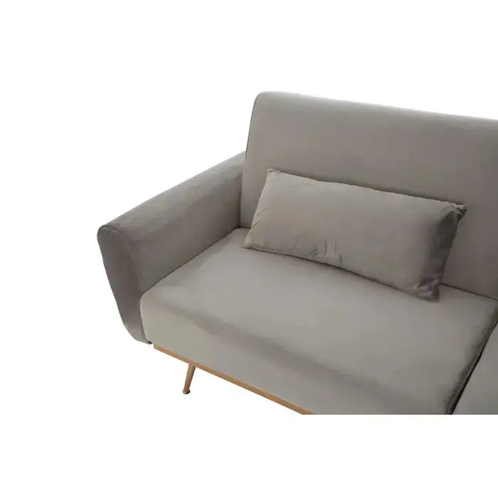 Grey Velvet Sofa Bed | Grey Sofa Bed | J&E Retailonline