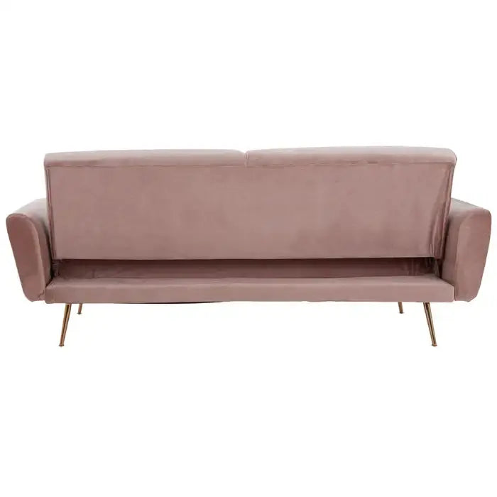 Pink Velvet Sofa Bed | Pink Sofa Bed | J&E Retailonline