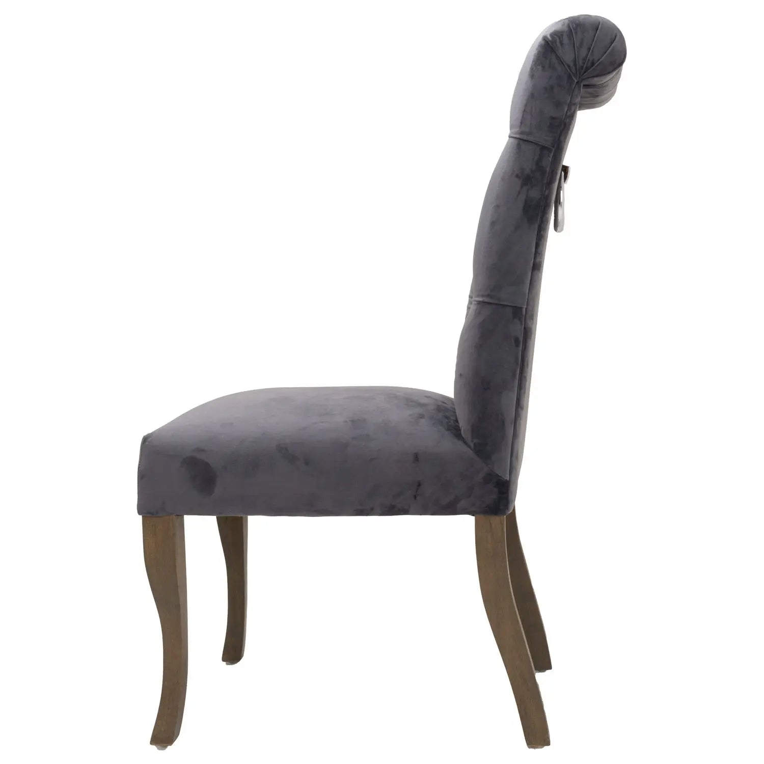 Dark Slate Gray Knightsbridge Roll Top Dining Chair