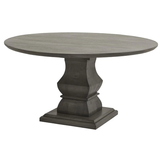 Dim Gray Lucia Collection Round Dining Table
