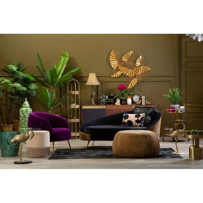 Manhattan Leopard Print Chaise Longue