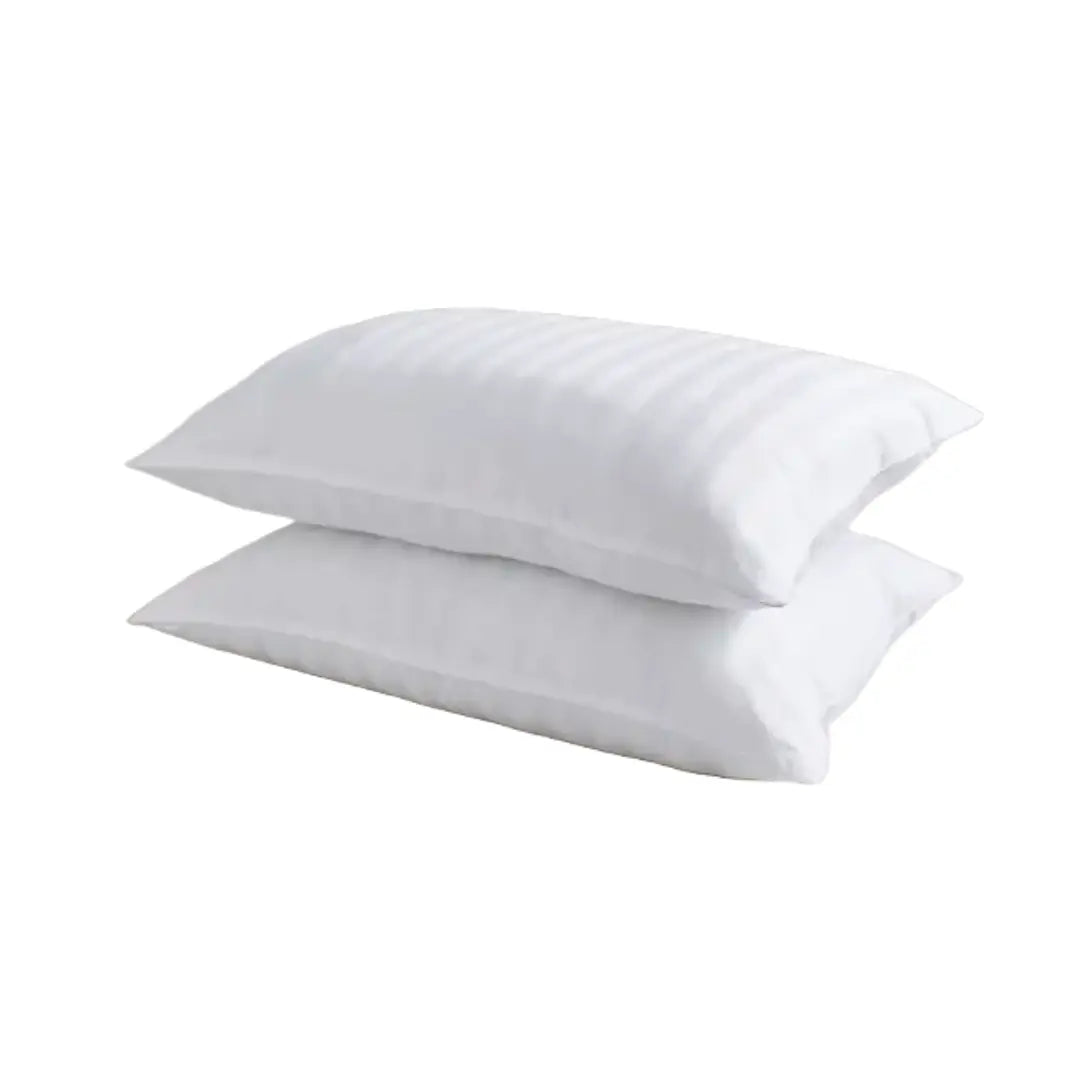 Pack of 2 Luxury Cotton Anti Allergy Side Sleeper Pillows Dunelm