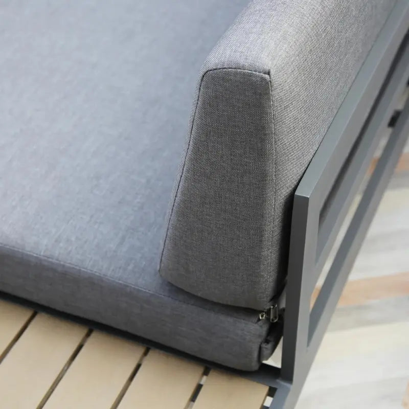 Positano 5 seat outdoor aluminium garden Sofa set with coffee table-JE Retailonline