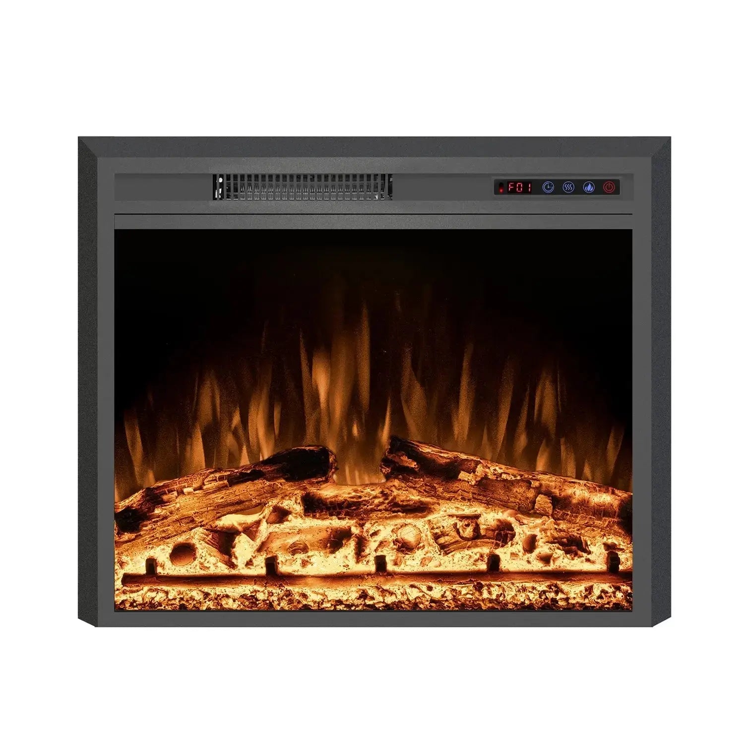 Dark Slate Gray Pyrope 65 cm  Fireplace Insert