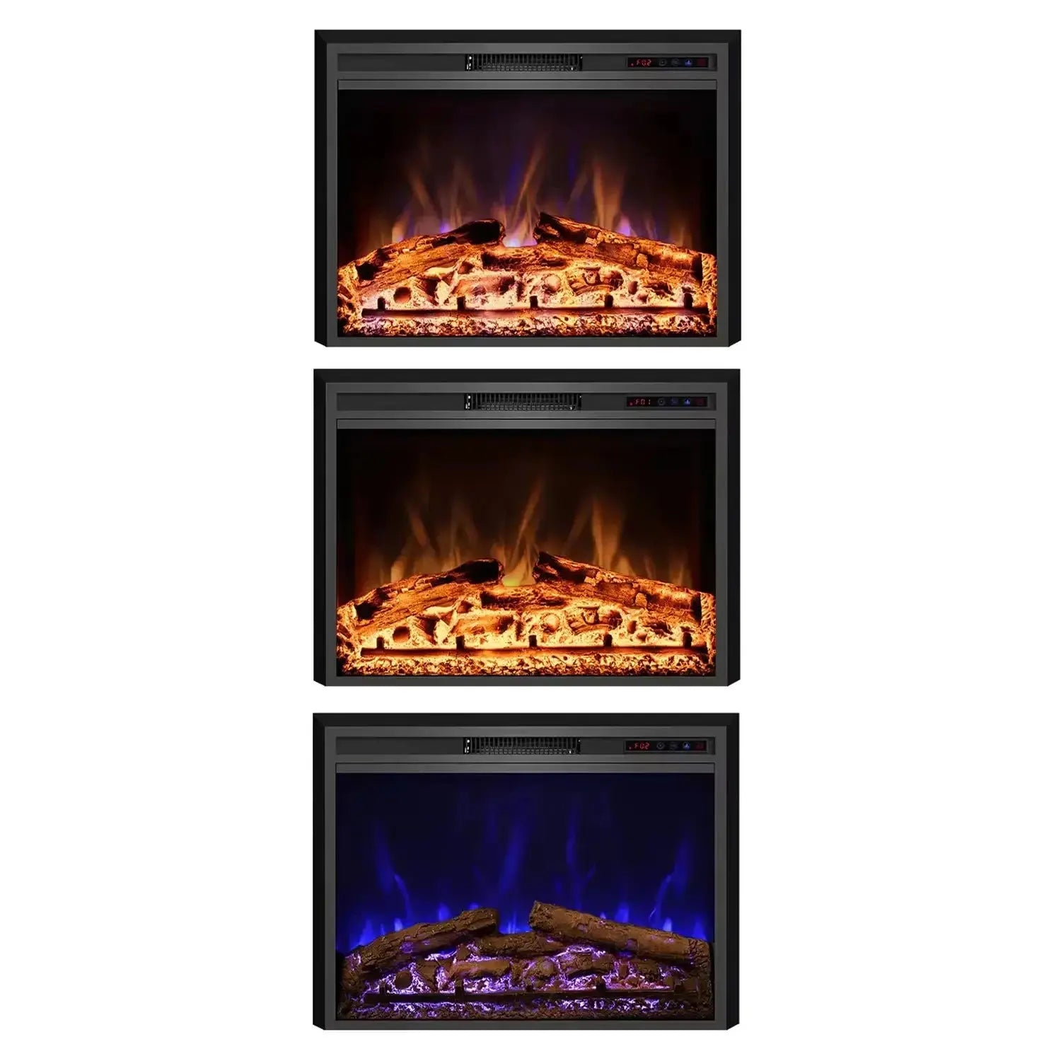 Black Pyrope 65 cm  Fireplace Insert