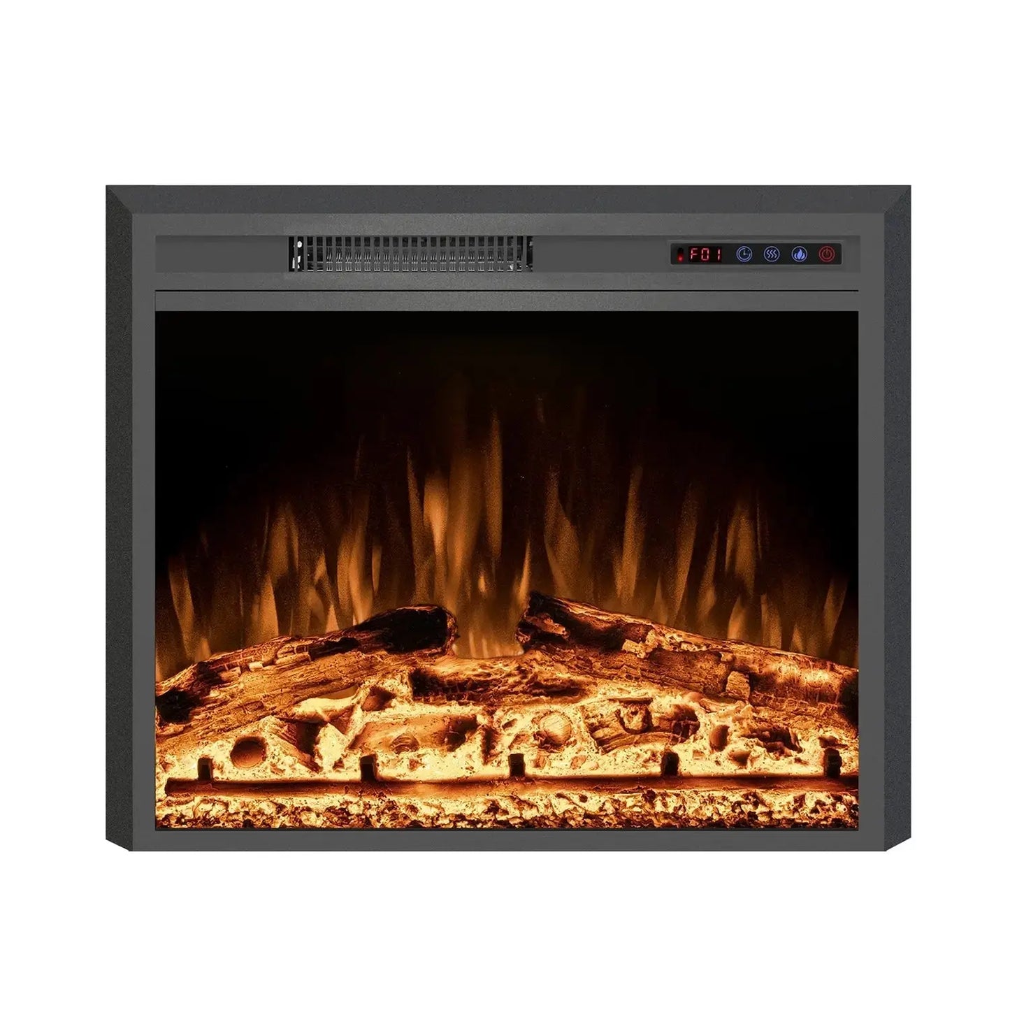 Dark Slate Gray Pyrope 77 cm - Electric Fireplace Insert