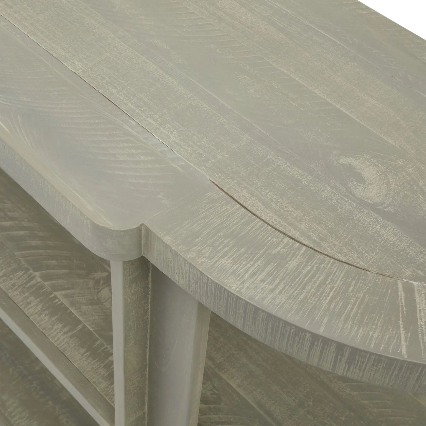 Rosy Brown Saltaire Collection 2 Shelf Console Table