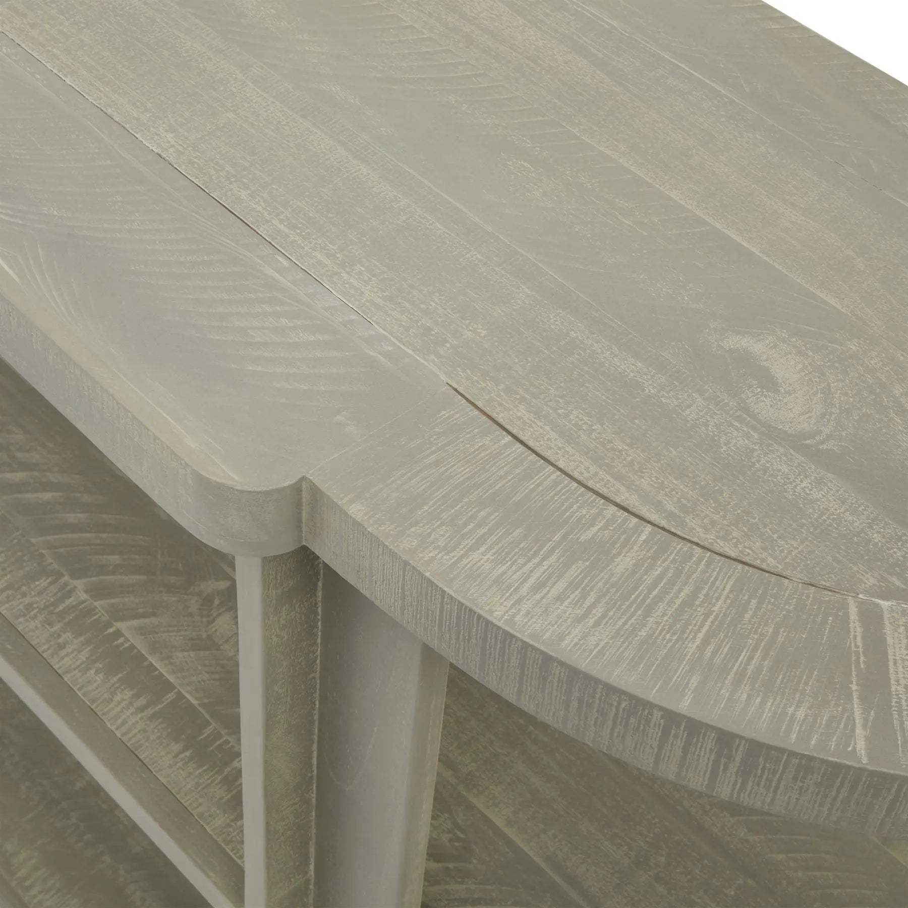 Rosy Brown Saltaire Collection 2 Shelf Console Table