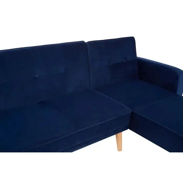 Navy Velvet Sofa Bed | Navy Sofa Bed | J&E Retailonline