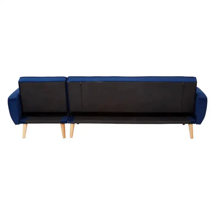 Navy Velvet Sofa Bed | Navy Sofa Bed | J&E Retailonline