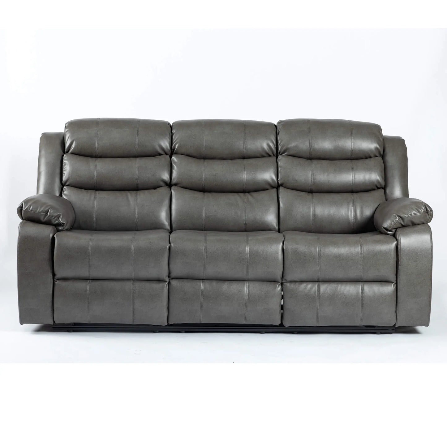 Turin Recliner Leather Aire 3 Seater-JE Retailonline