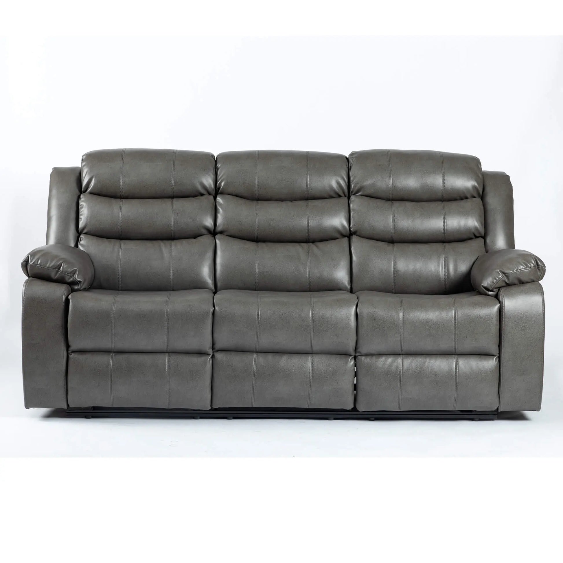 Turin Recliner Leather Aire 3 Seater-JE Retailonline
