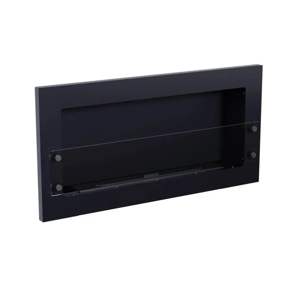 Black Wall Mounted Texas Black Bioethanol Fireplace