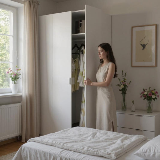 White Drawer Wardrobe | 3 Drawer Wardrobe | J&E Retailonline