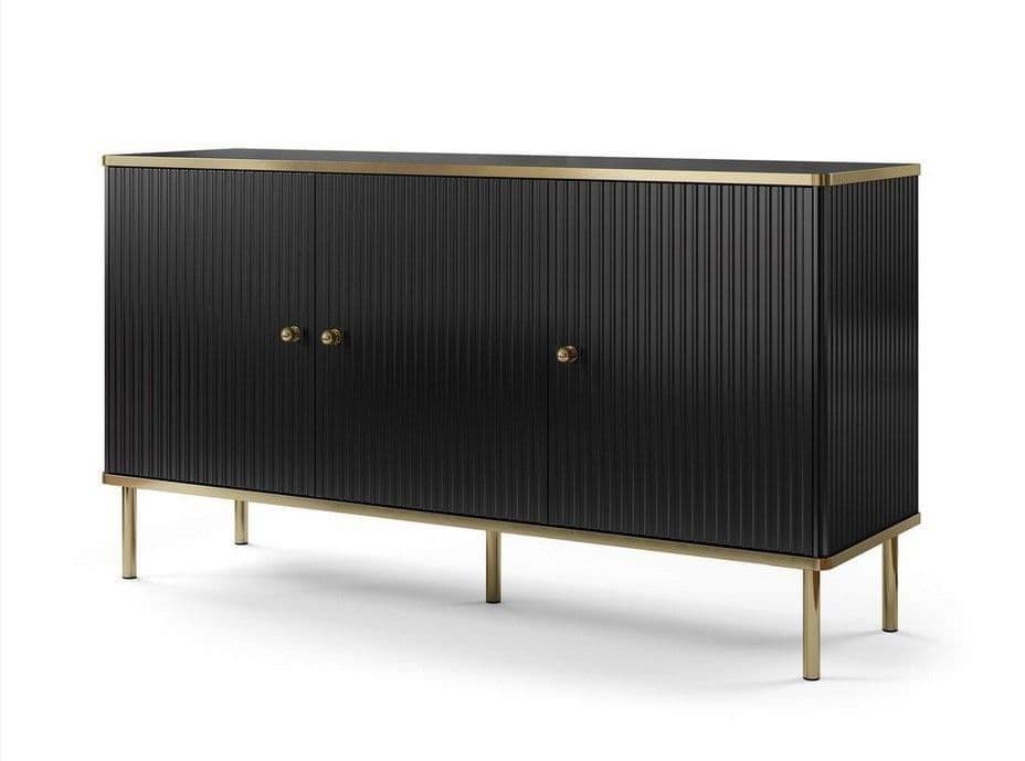 Black And Gold Sideboard | Black Rome Sideboard | J&E Retailonline