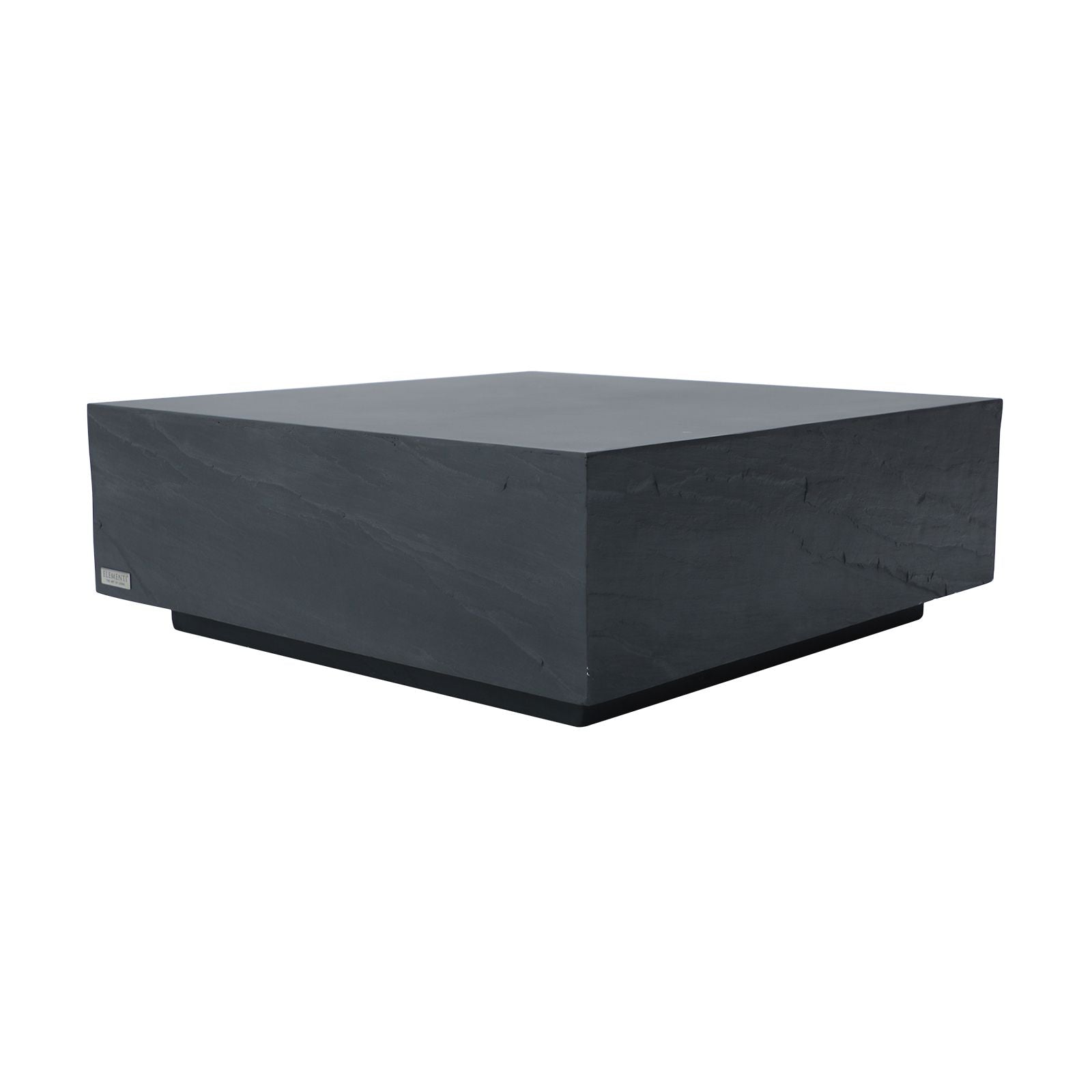 Colorado Coffee Table Large in Slate Black with High-End Glass Reinforced Concrete-JE Retailonline