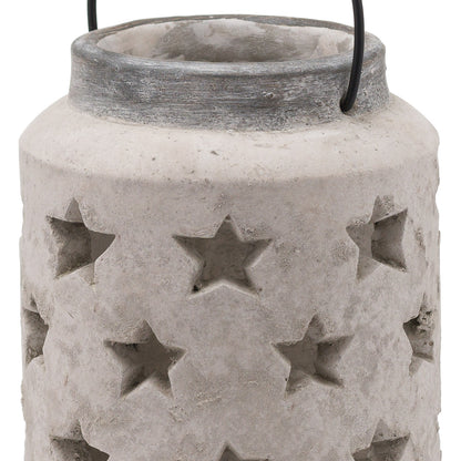 Bloomville Large Stone Star Lantern