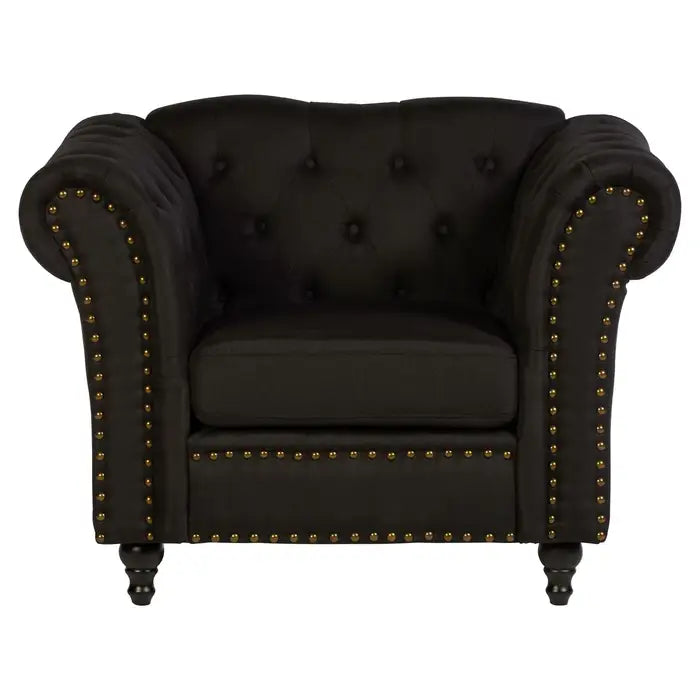 Chesterfield Chair Fable Black Chair-JE Retailonline