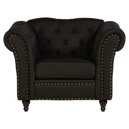 Chesterfield Chair Fable Black Chair-JE Retailonline