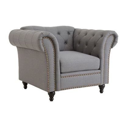 Chesterfield Chair Fable Black Chair-JE Retailonline