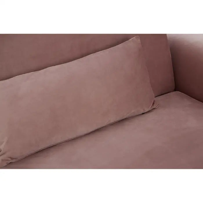 Hatton Pink Velvet Sofa Bed-JE Retailonline