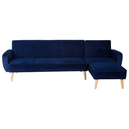 Serene 3 Seat Navy Sofa Bed-JE Retailonline