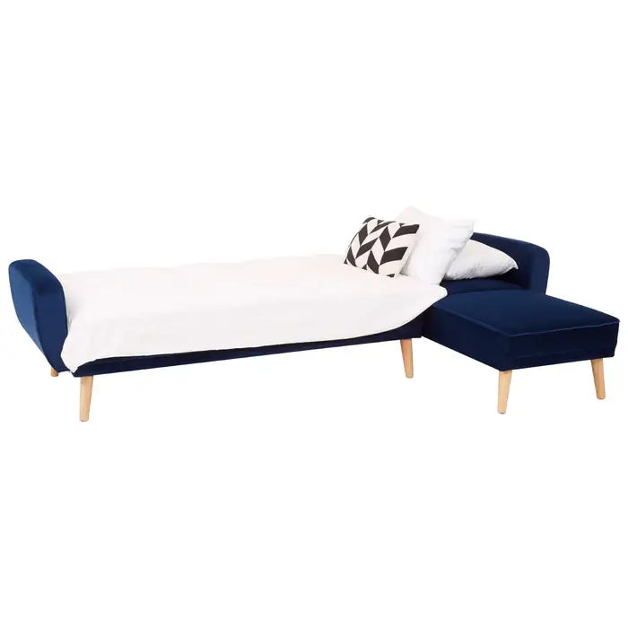 Serene 3 Seat Navy Sofa Bed-JE Retailonline