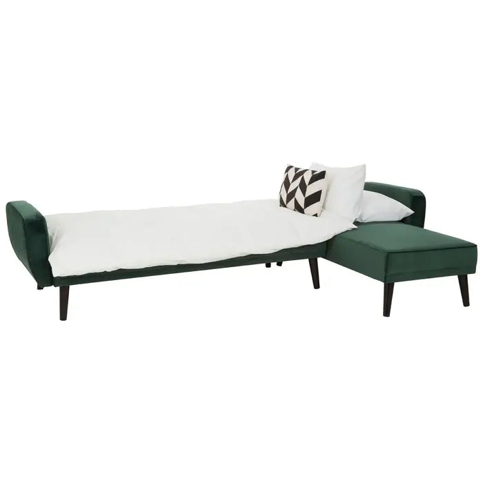 Serene 3 Seat Green Sofa Bed-JE Retailonline